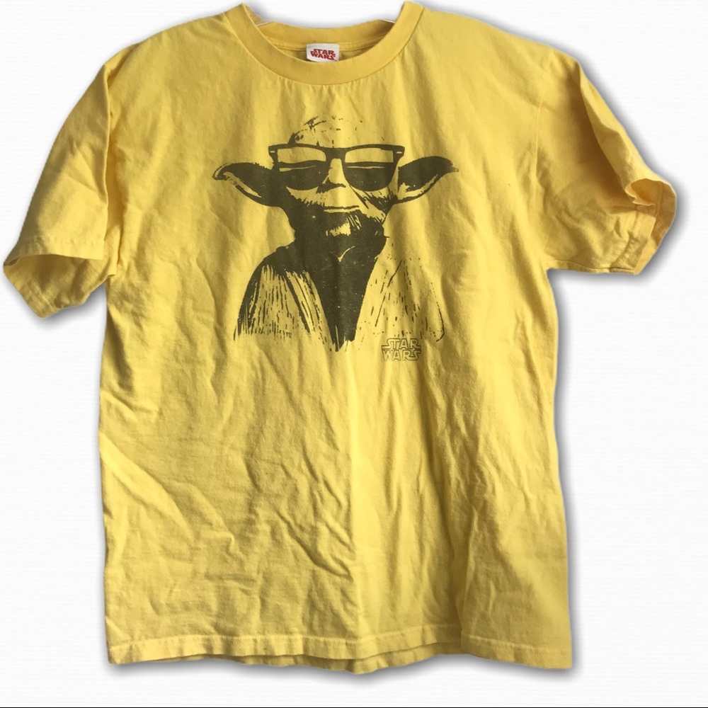 Star Wars Yoda Graphic Tee White Tag Sz XL